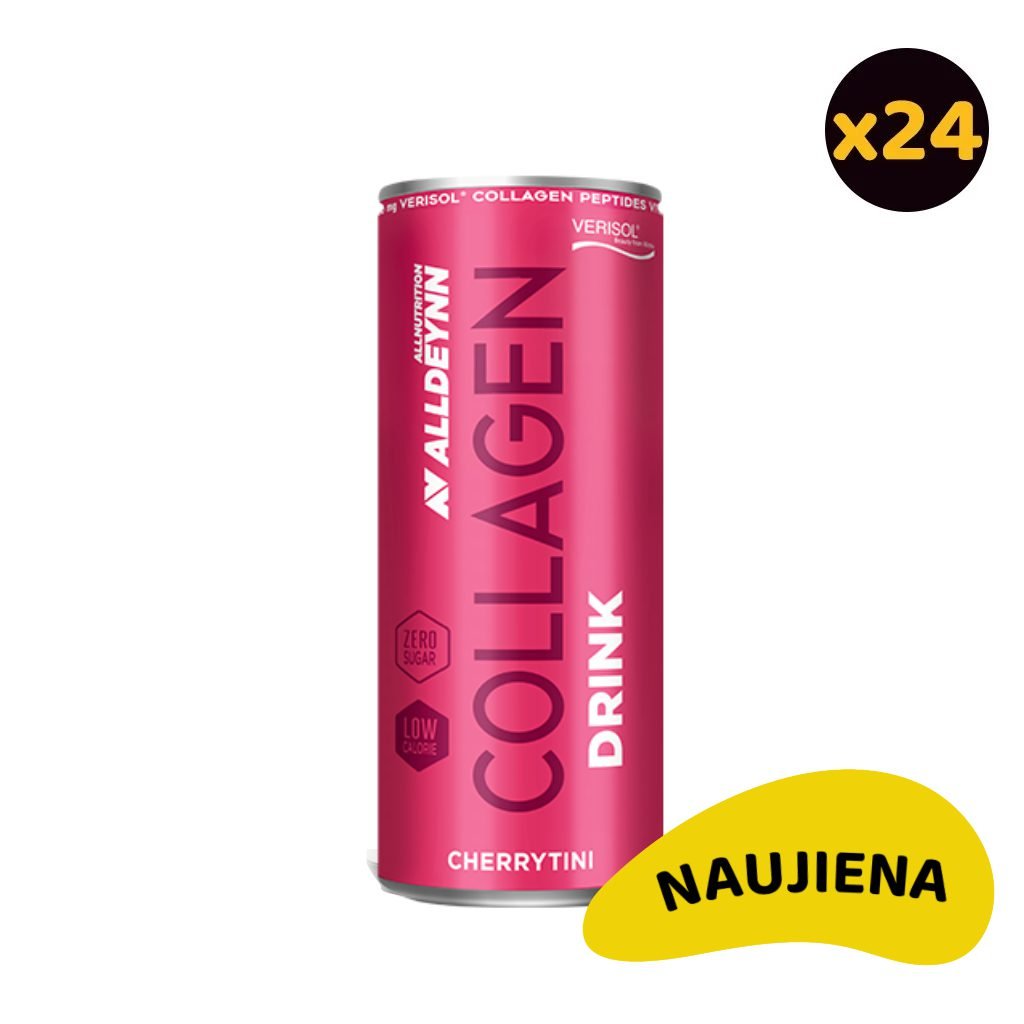 ALLDEYNN COLLAGEN gėrimas su kolagenu ir vit. B, kelių sk., 24 x 330 ml